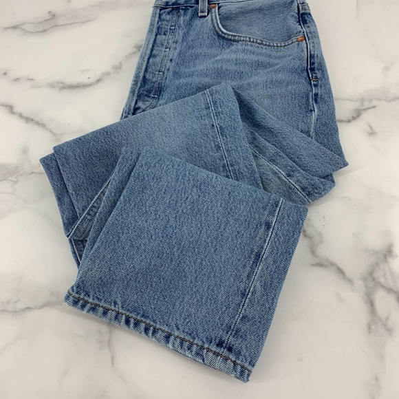 AGOLDE Rigid Riley High Rise Straight Crop Jeans - Picture 13 of 16